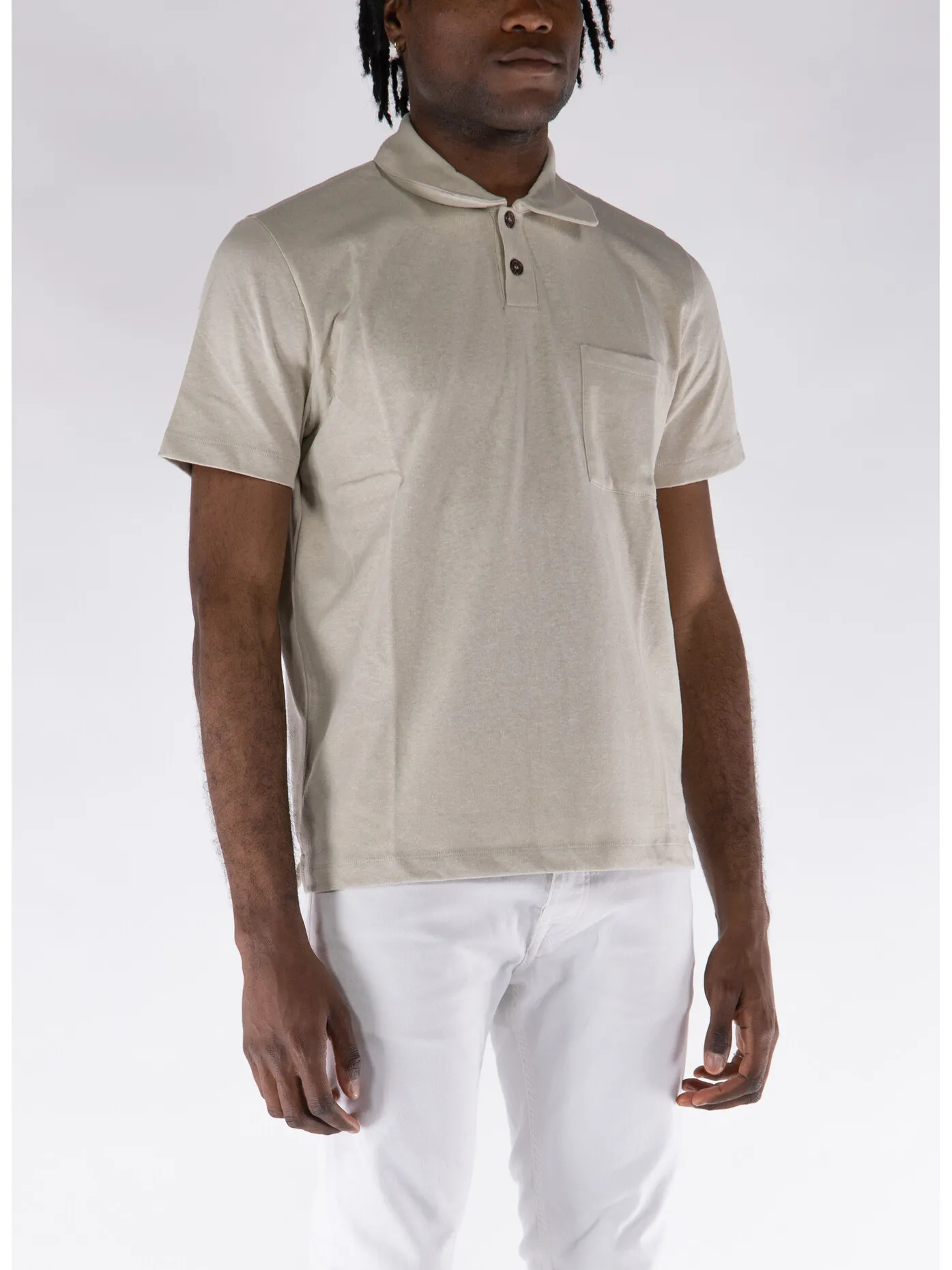     -UNIVERSAL WORKS    -POLO S/S NEWLYN-