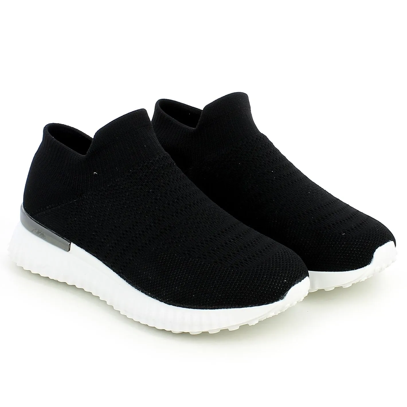 BRAND  Slip-on a calza nera 