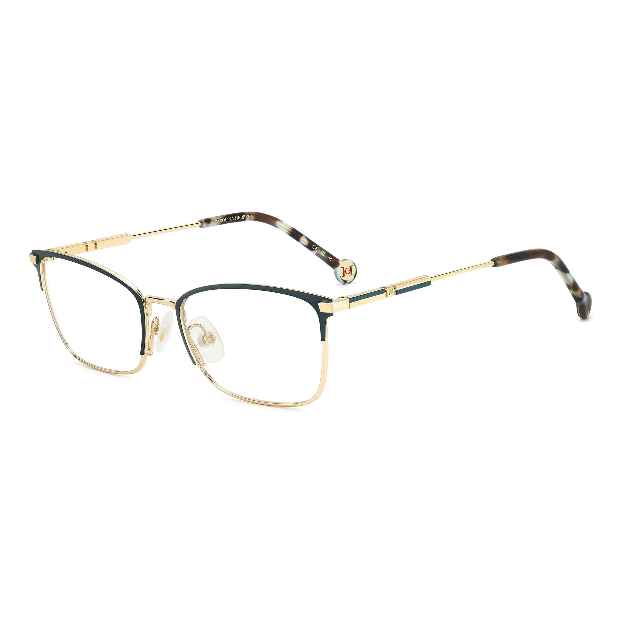   Carolina Herrera HER 0204 - PEF Verde Oro | Occhiale Da Vista Donna 