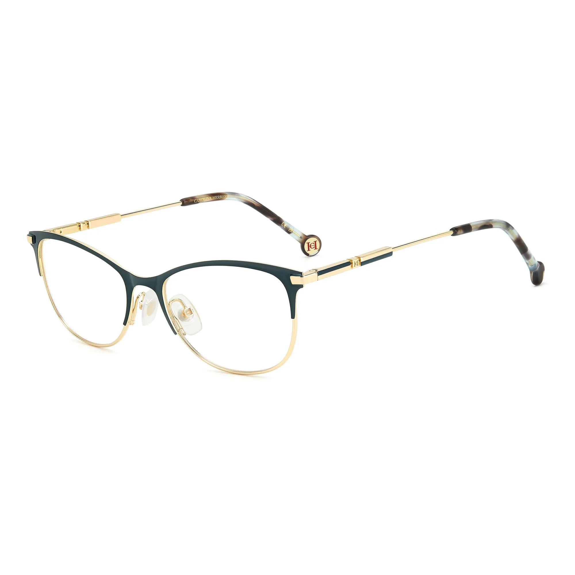   Carolina Herrera HER 0211 - PEF Verde Oro | Occhiale Da Vista Donna 