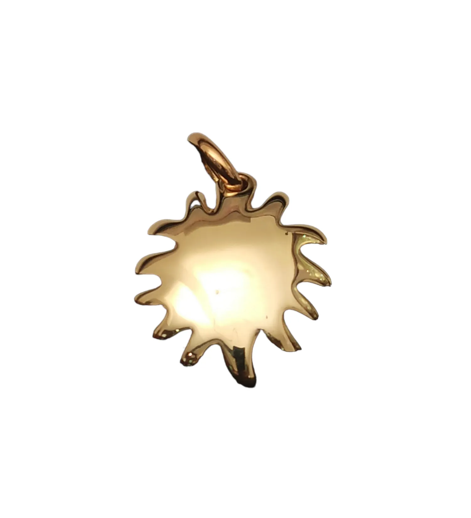 Ciondolo sole in oro giallo