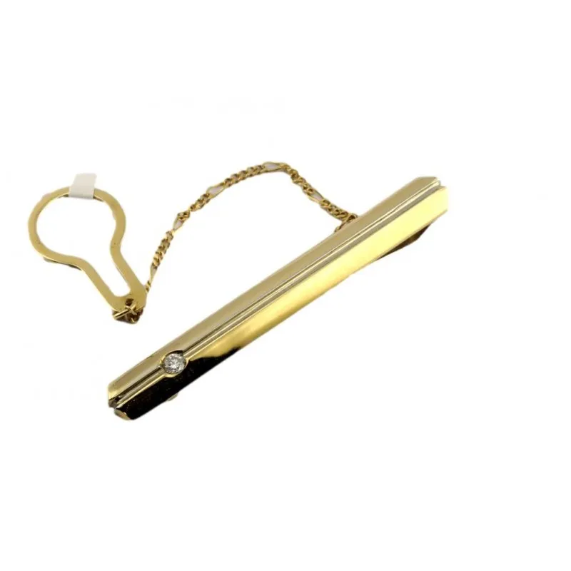 fermacravatta uomo Gioielli Lavinia lav008609 in oro 750 giallo con diamanti  