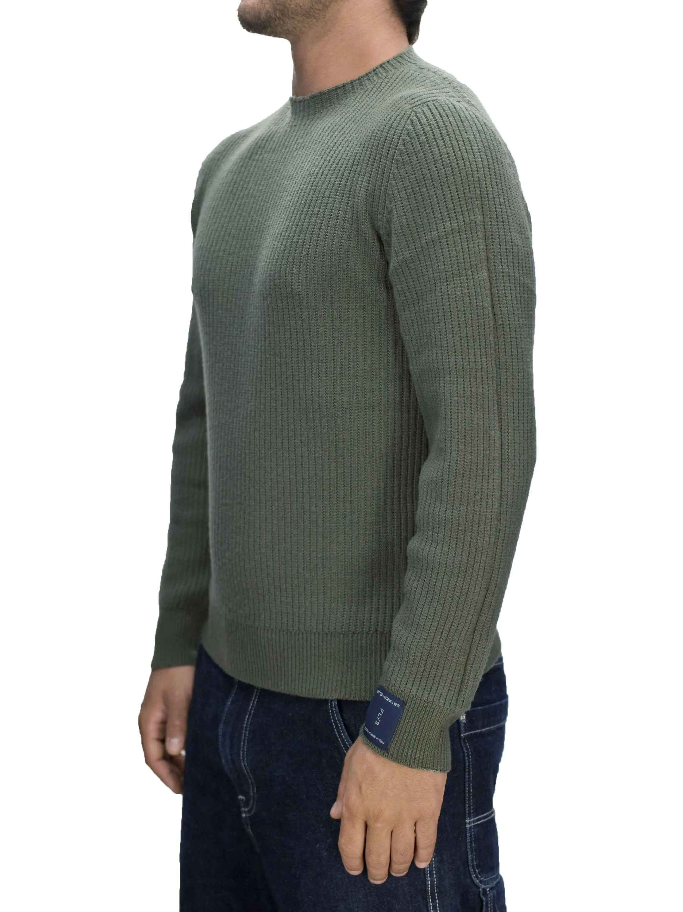 Fly 3  Girocollo Tamata Light Grigio/Verde     