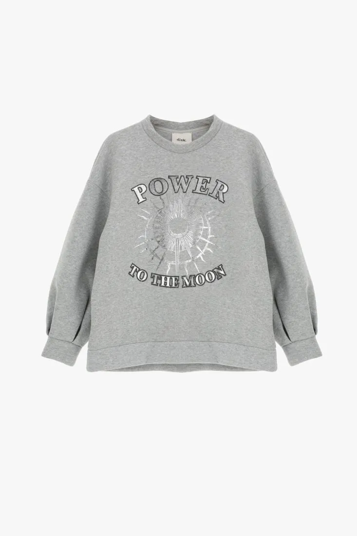  Girl's sweatshirt with graphic print    