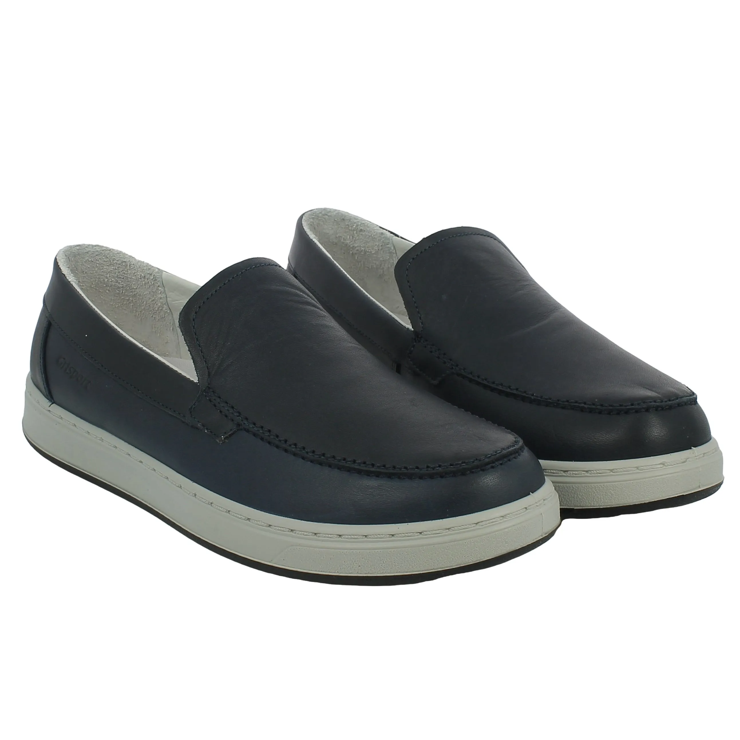 Grisport  Slip-on in pelle Blu Nature 