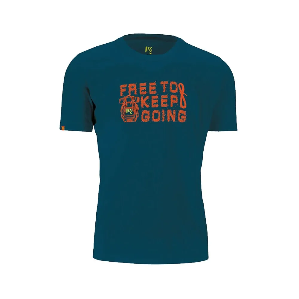 Karpos T-Shirt Crocus Blu Uomo