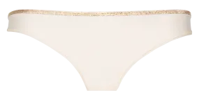  LA NOUVELLE   Georgia - Slip sgambati con filo metallizzato | Beige