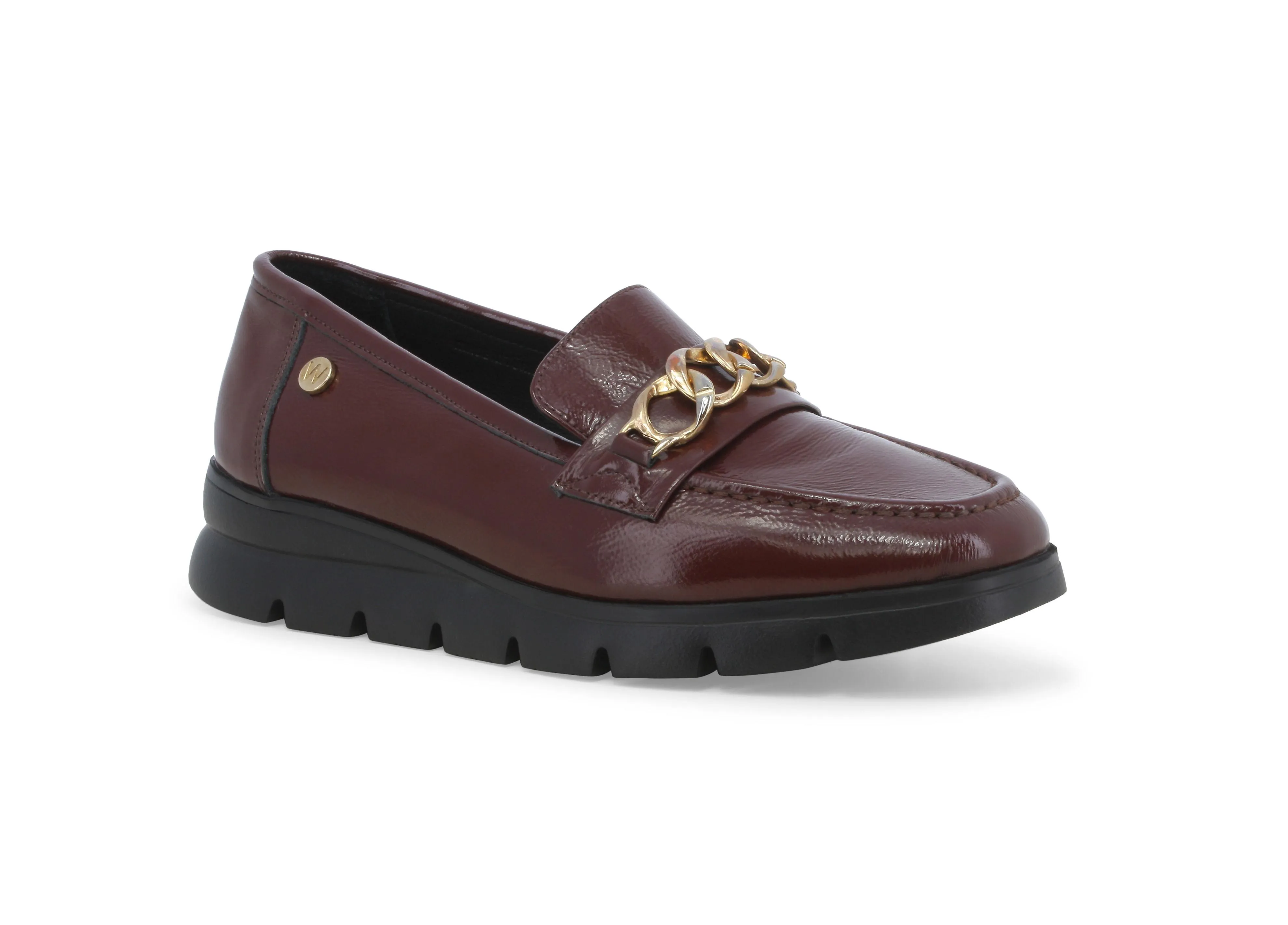 Melluso Mocassino donna in vernice bordo 055001