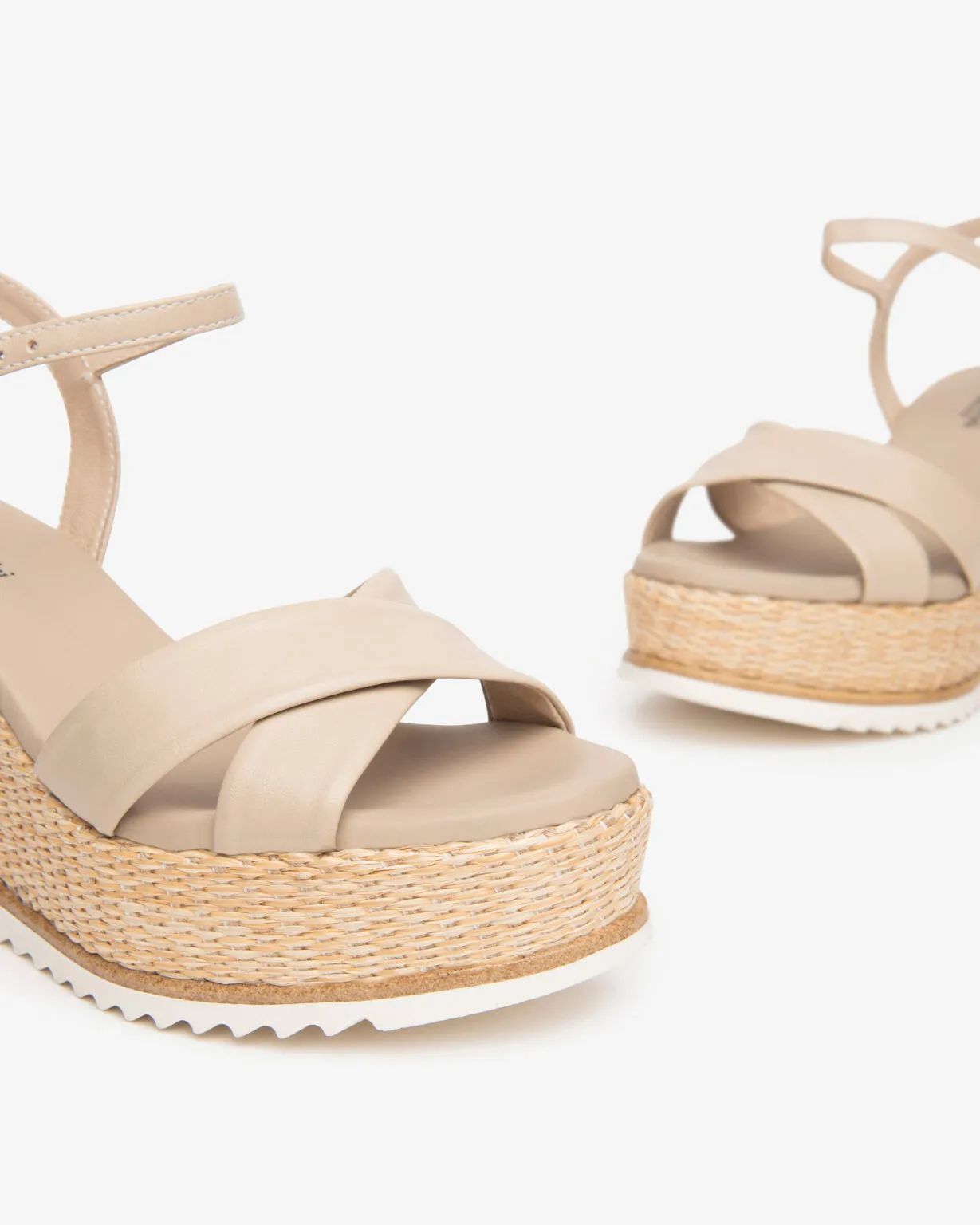 Nero Giardini E410630D-453 sandali beige zeppa