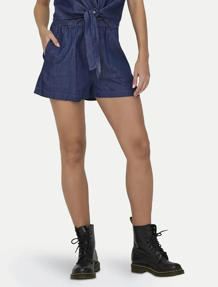 Pantalone Corto Jdy - Medium Blue Denim