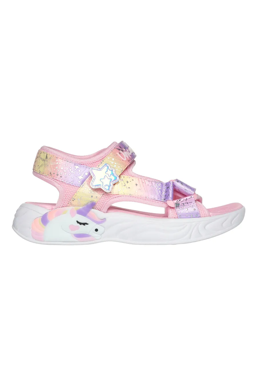   SKECHERS Sandali Arcobaleno con Luci Skechers Unicorn Dream Sandal-Majestic Bliss