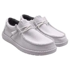 Slip on Uomo HeyDude Wally sport Mesh white white  40403 143