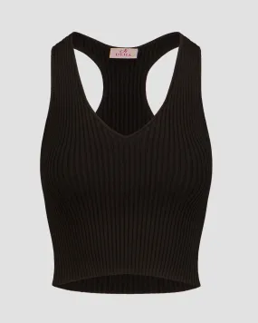 Top nero da donna Deha D02432-10009