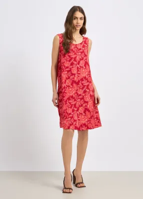 Vestito corto in misto viscosa donna